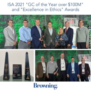 Browning wins General Contractor of the Year & Excellence in Ethics Awards at ISA Luncheon