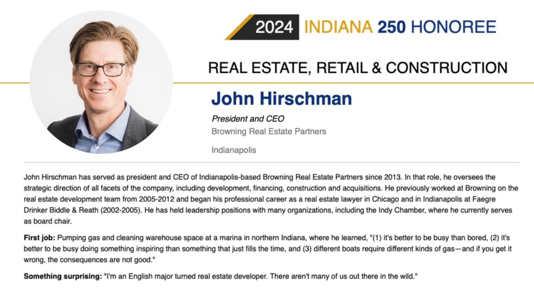 John Hirschman – Indiana 250 Honoree